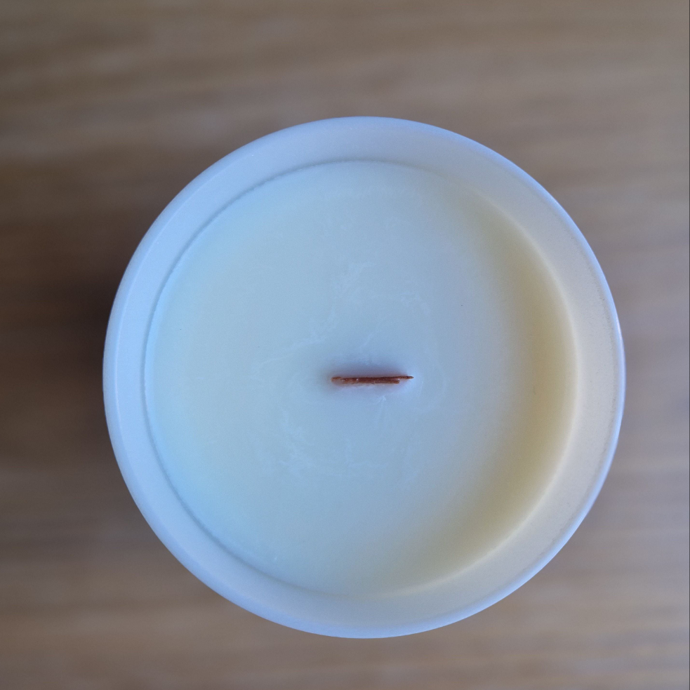 Bakewell tart Wood Wick Candle 220g